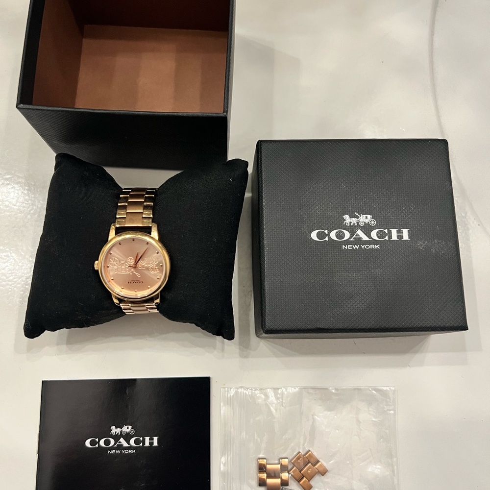 Coach Metallic Rose Timepiece